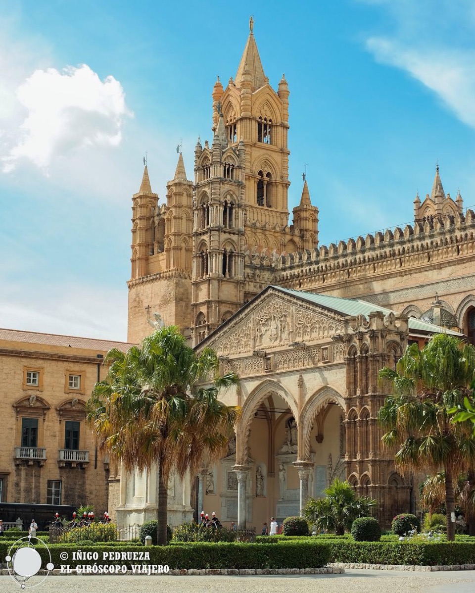 Cathedrale de Palerme, superbe style arab-normand. ©Iñigo Pedrueza.