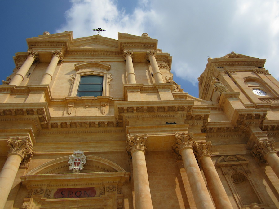 La cathédrale de Noto, restauré récement. Photo de María Calvo.